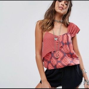 Free People Call On Me Tank Size Large